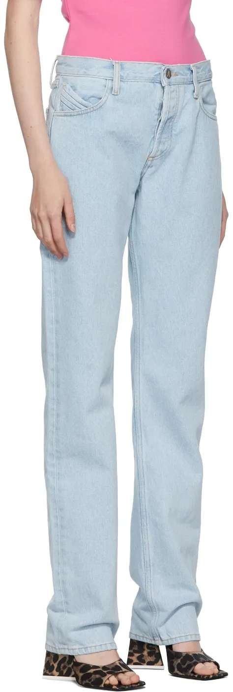 Straight-Leg Boyfriend Jeans