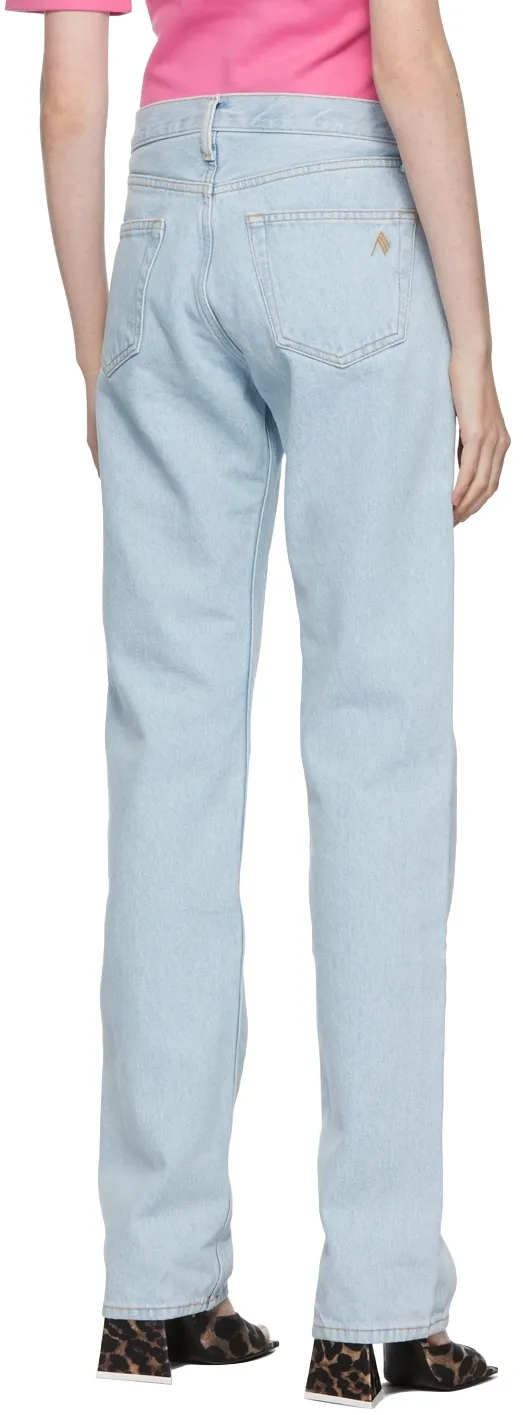 Straight-Leg Boyfriend Jeans