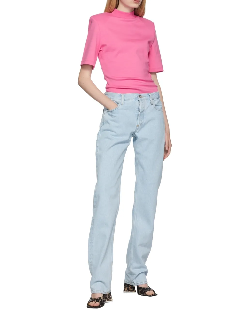 Straight-Leg Boyfriend Jeans