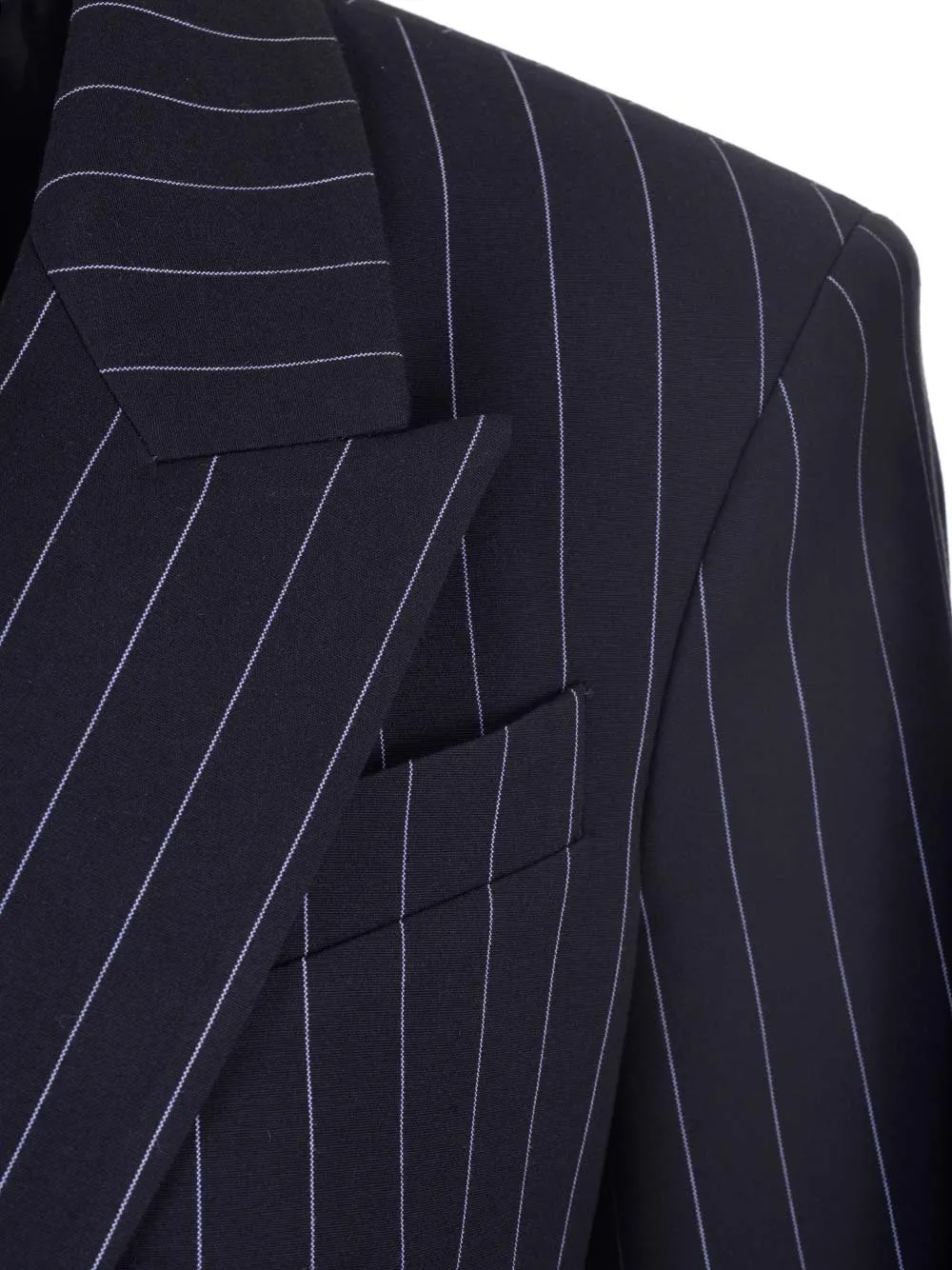 Single Breasted Striped Tailored Blazer