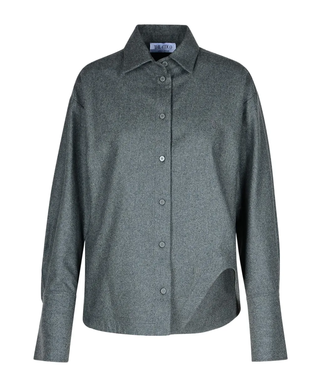 Logo-Embroidered Buttoned Shirt