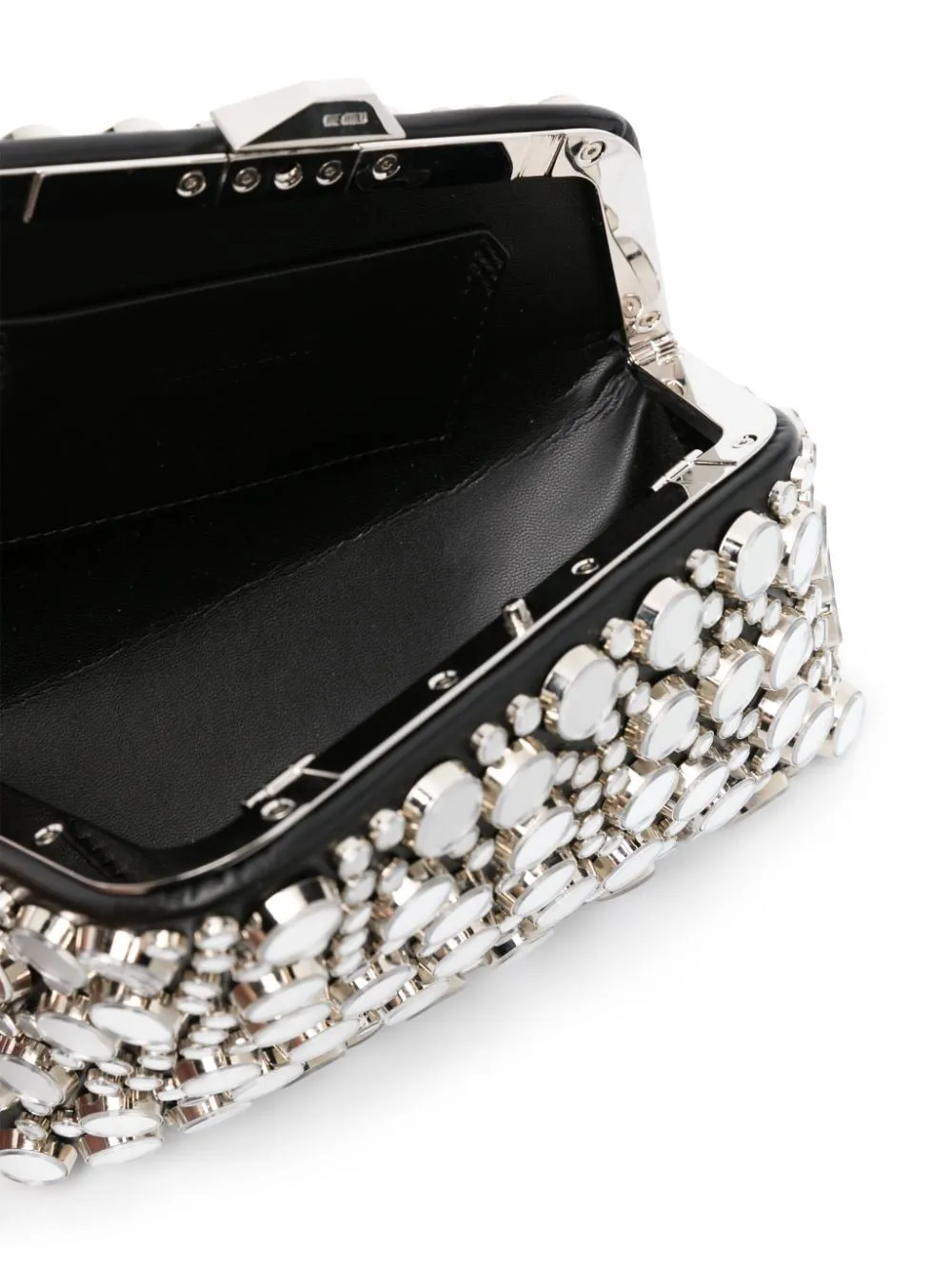 Midnight Stud-Embellished Clutch Bag