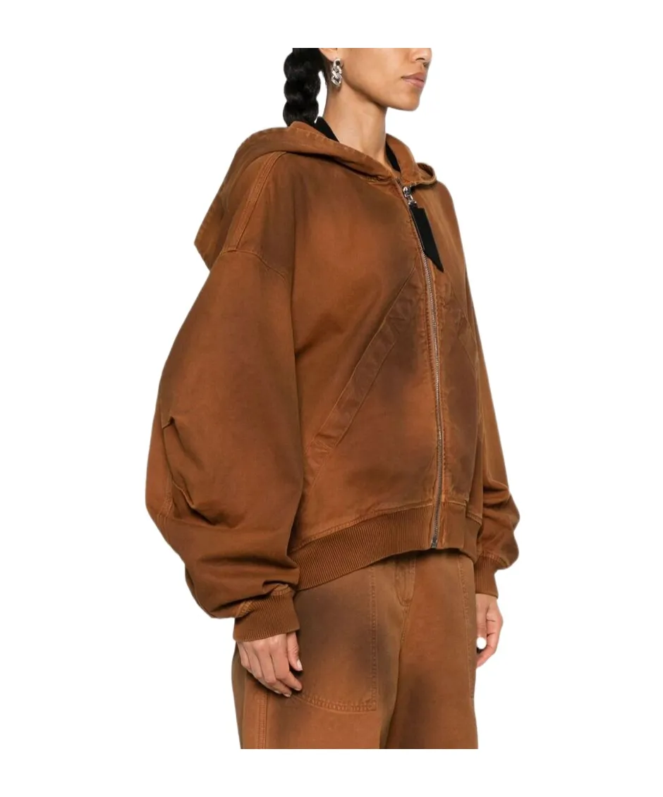 Zipped Hooded Jacket