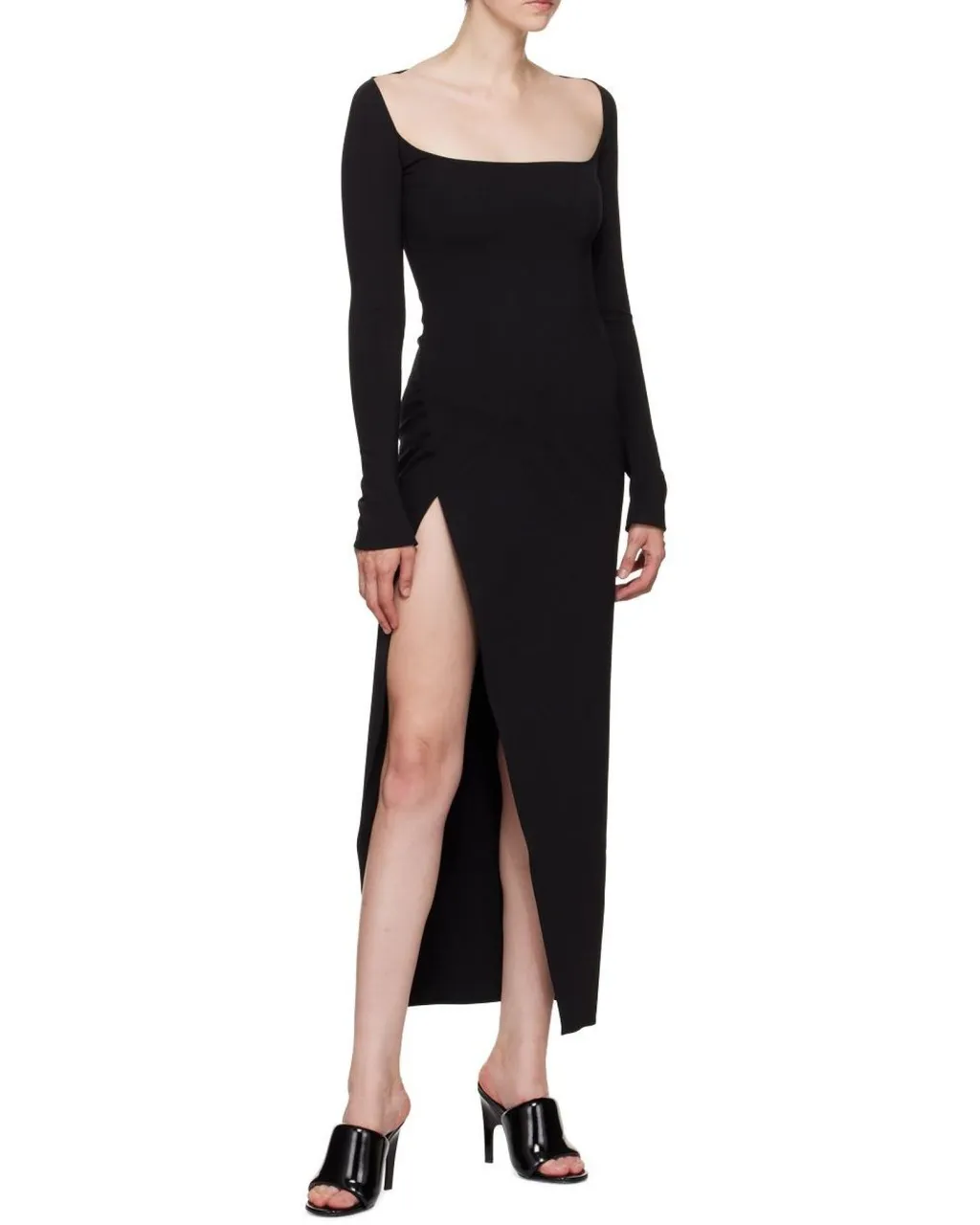 Rem Heeled Open-Toe Mules