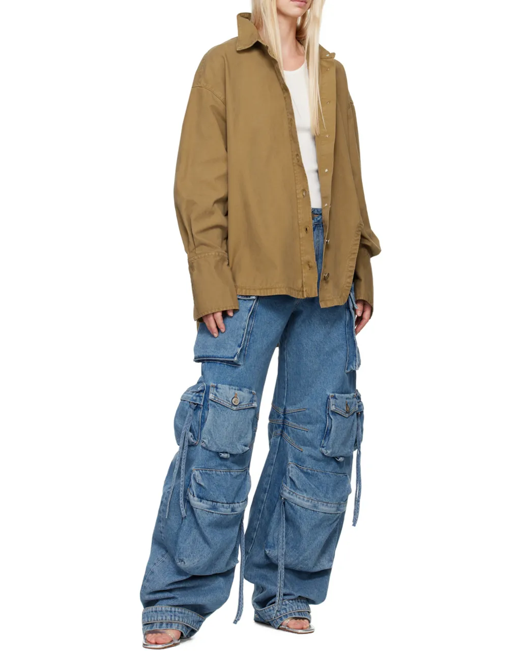 Fern Pocket Detailed Cargo Jeans