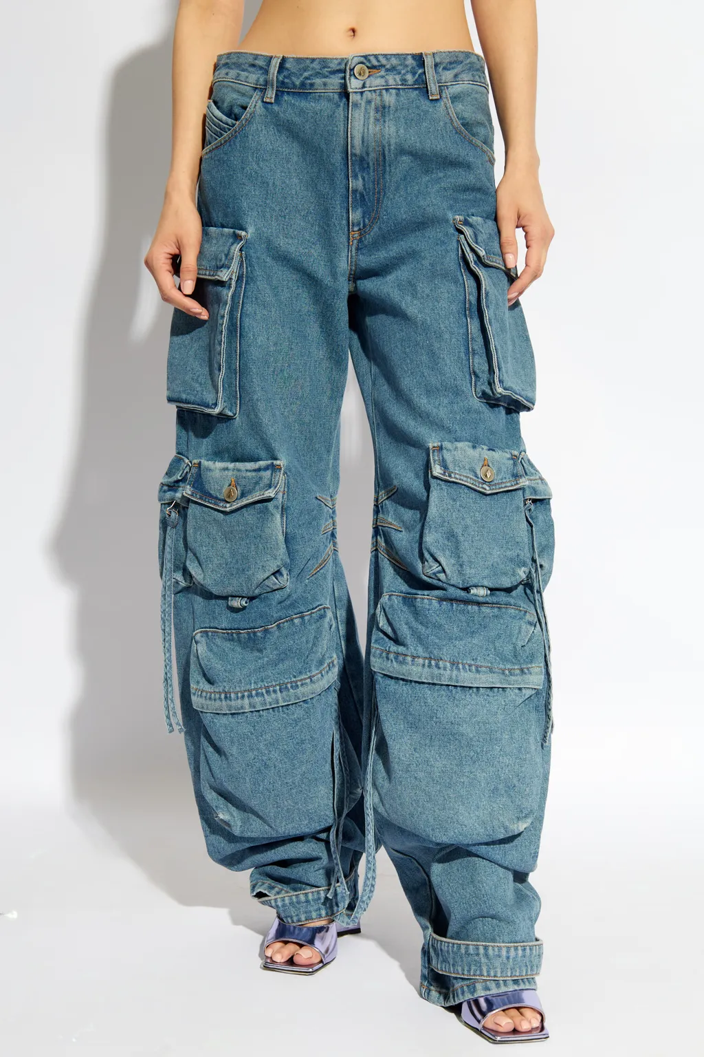 Fern Pocket Detailed Cargo Jeans