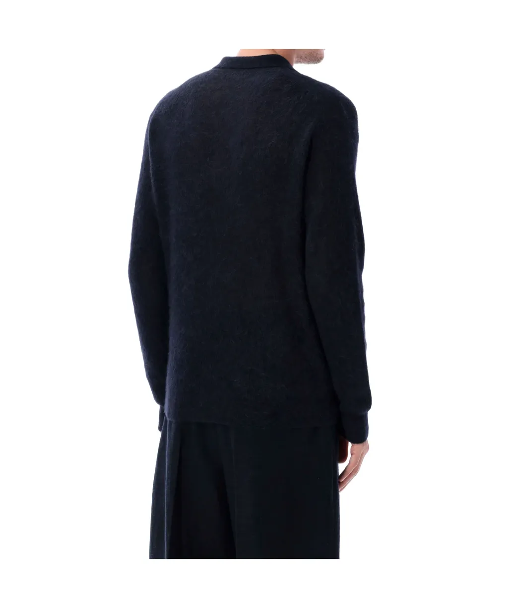 Sheer Knit Skipper Polo