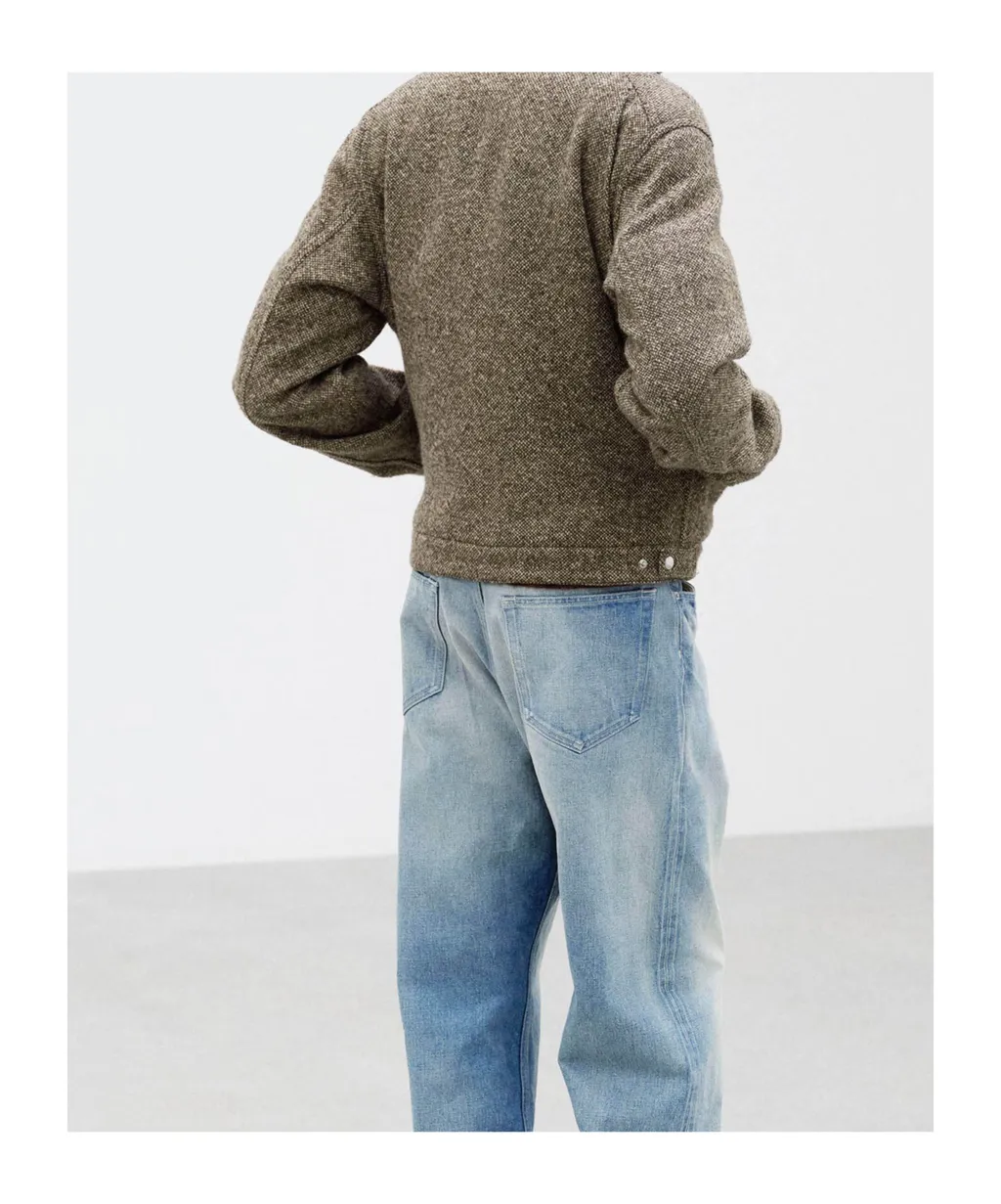 Tweed Zip Blouson