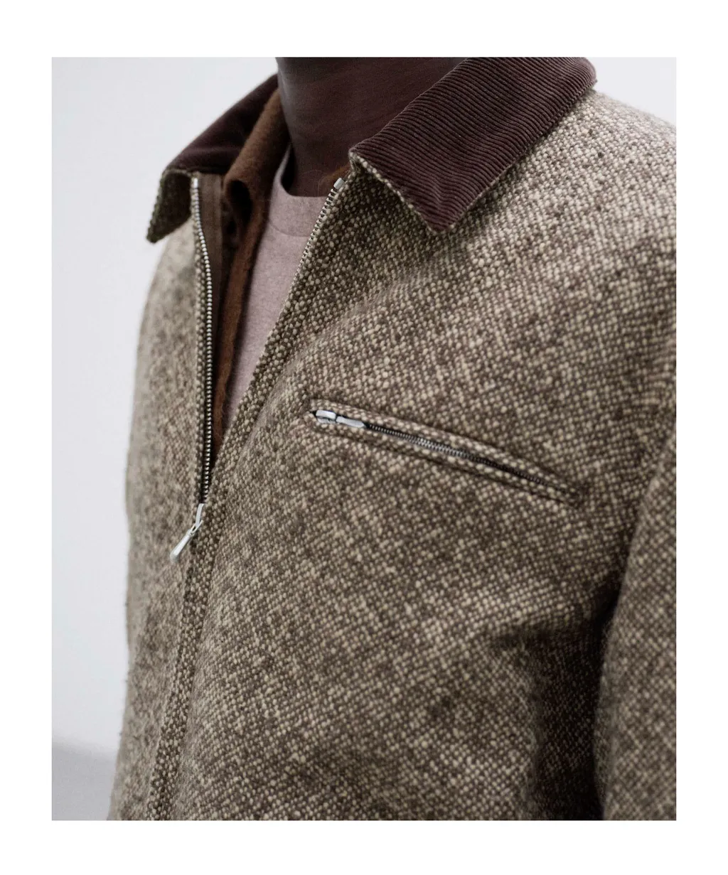 Tweed Zip Blouson