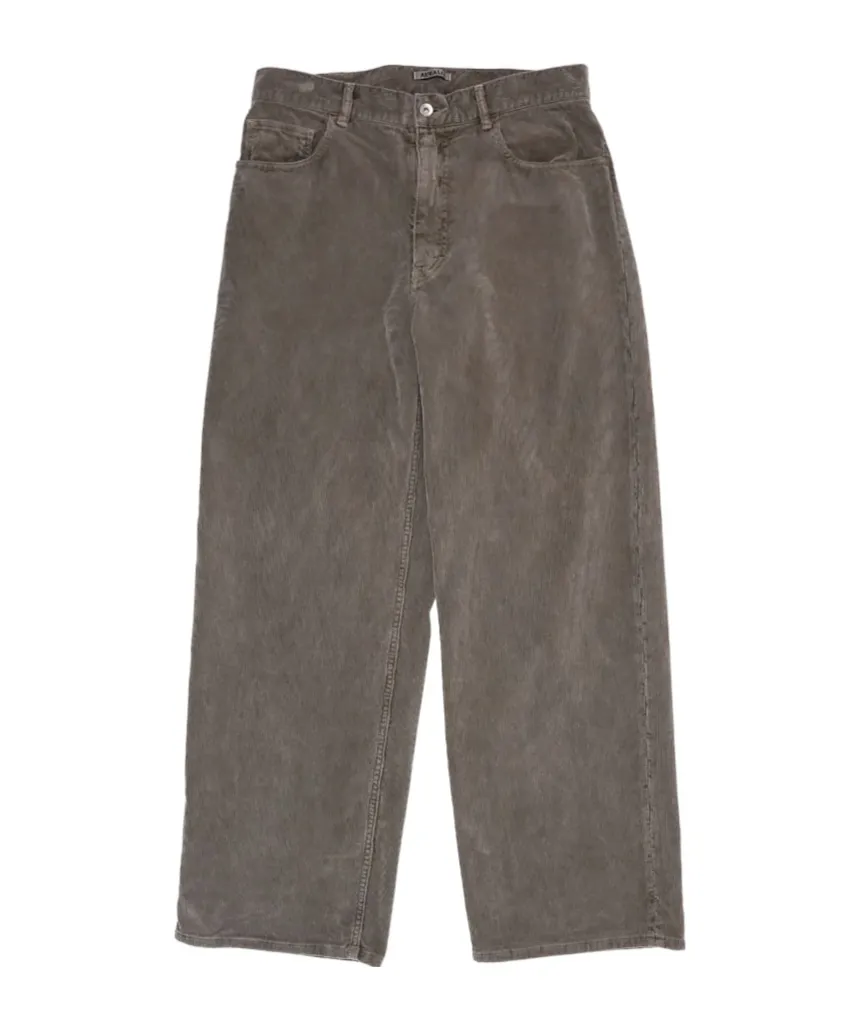 Wide-Leg Corduroy Trousers