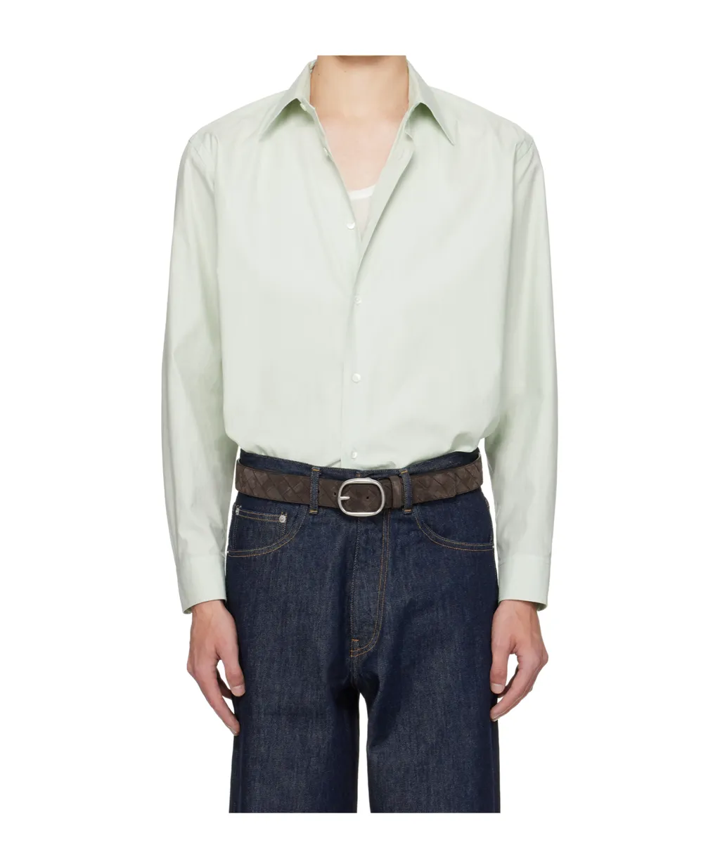 Lapel Long-Sleeved Shirt