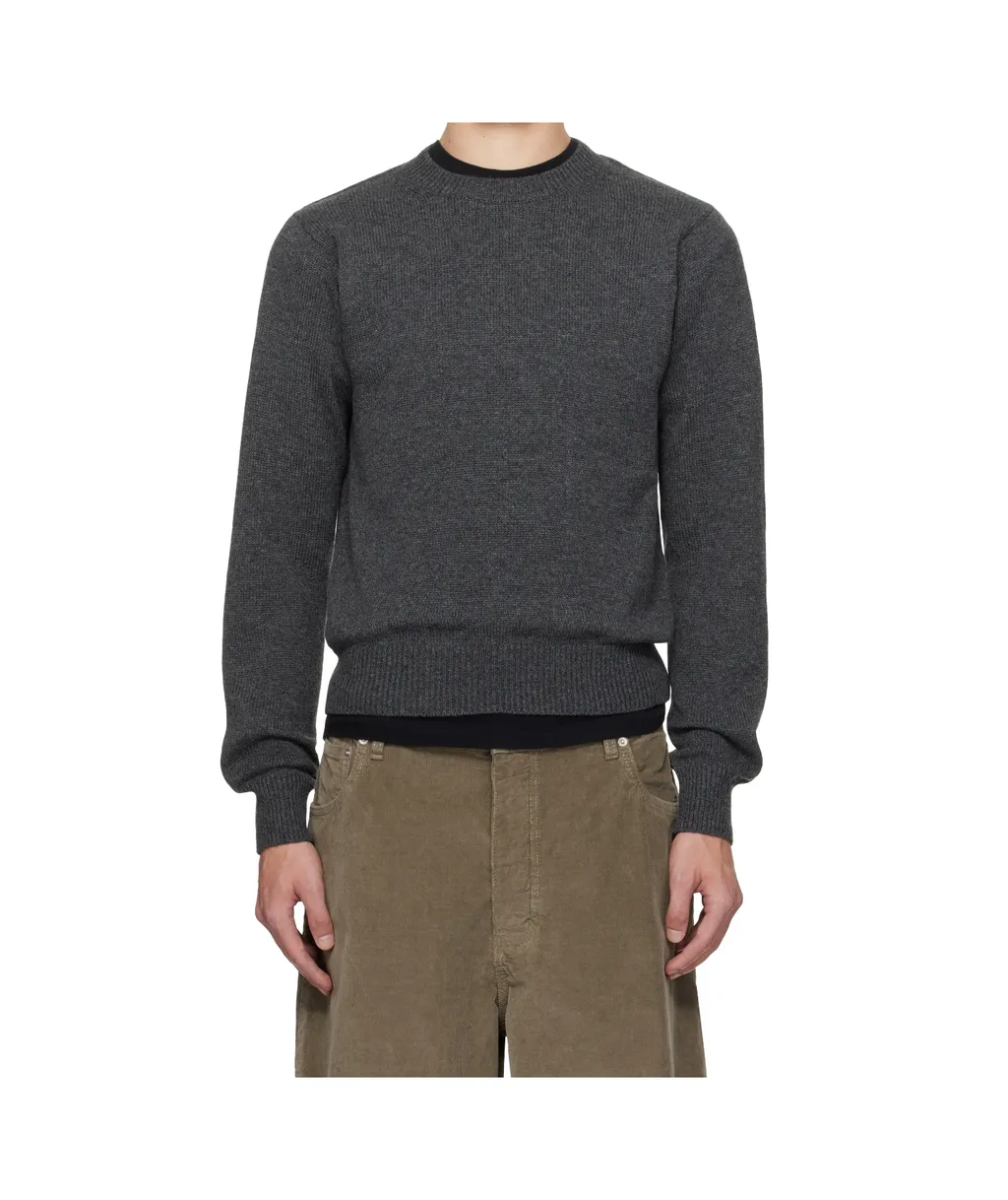 Long-Sleeved Knitted Sweater