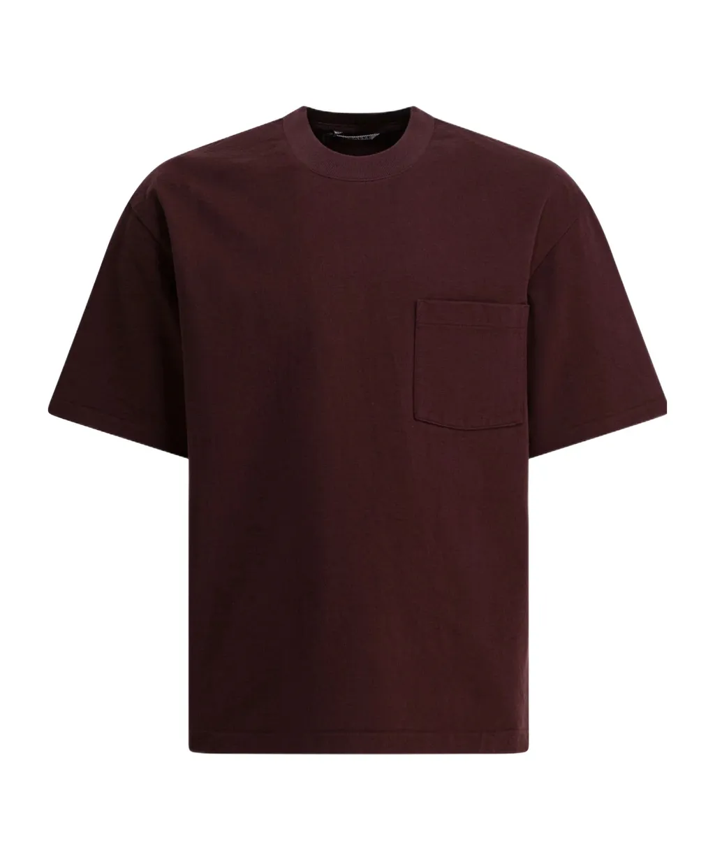 Ribbed Collar T-Shirt