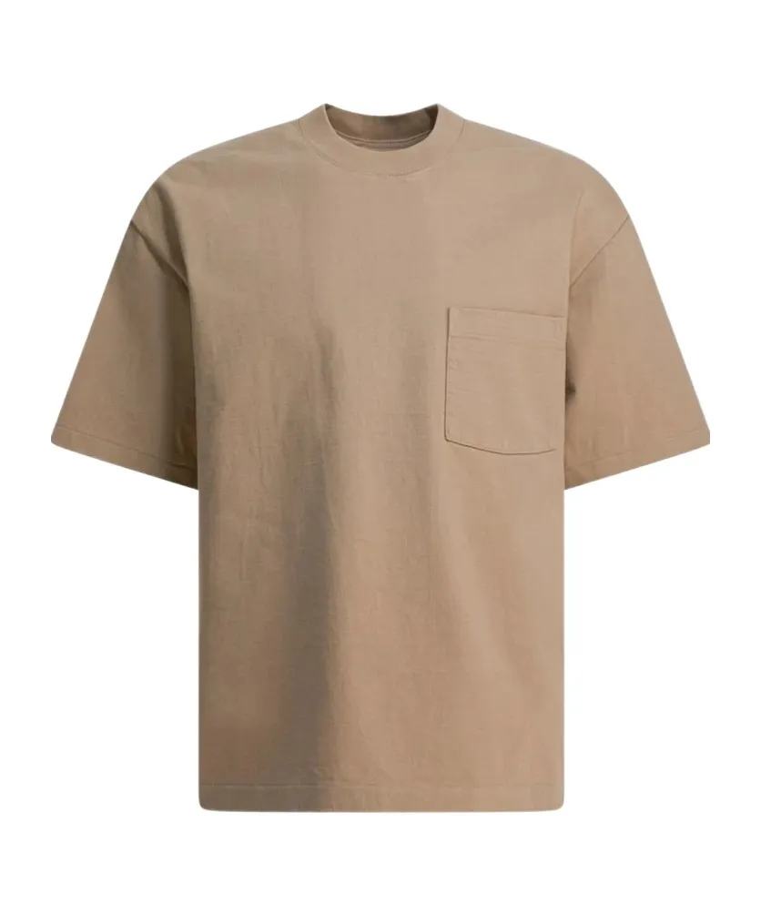 Ribbed Collar T-Shirt