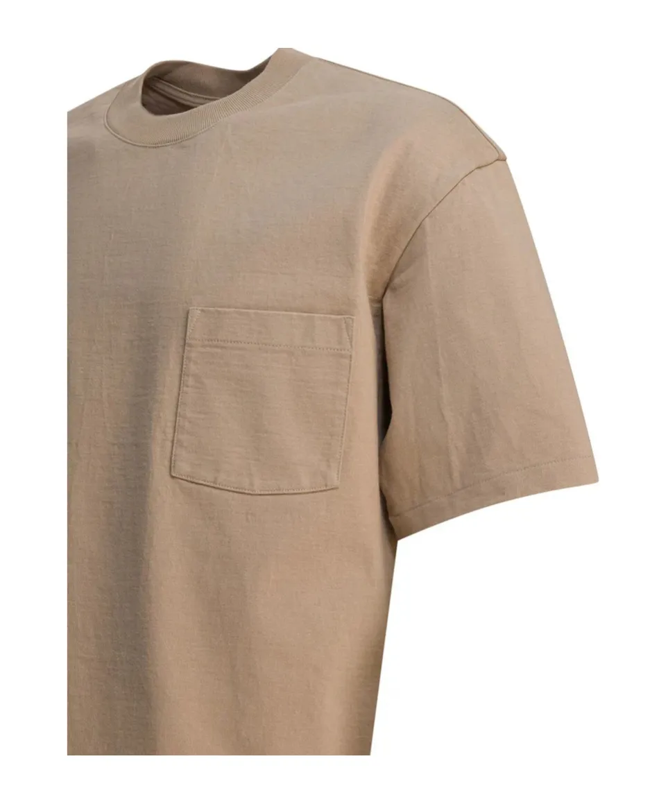 Ribbed Collar T-Shirt
