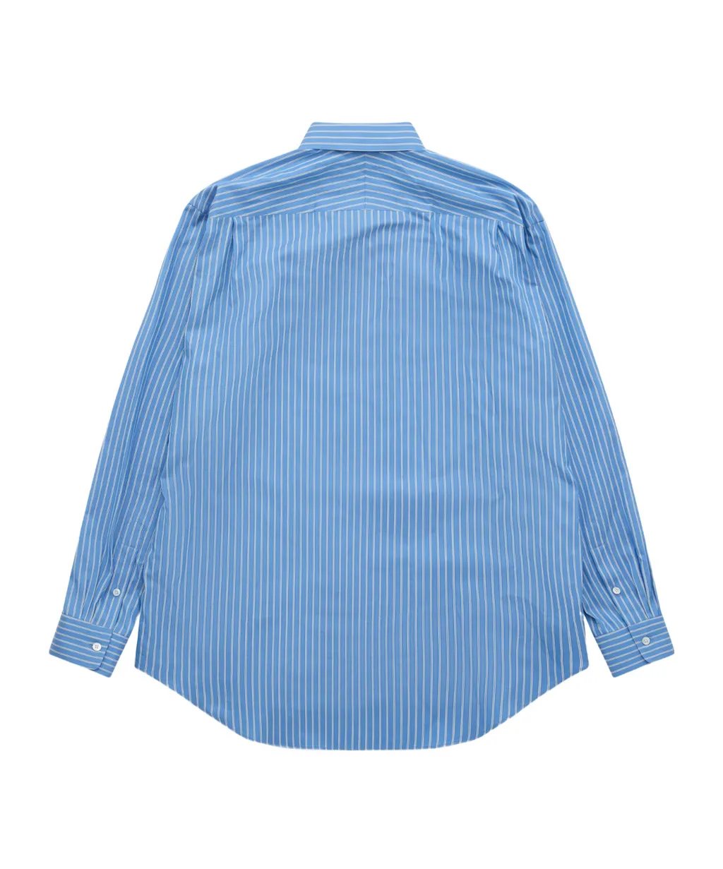 Cotton Silk Stripe Shirt