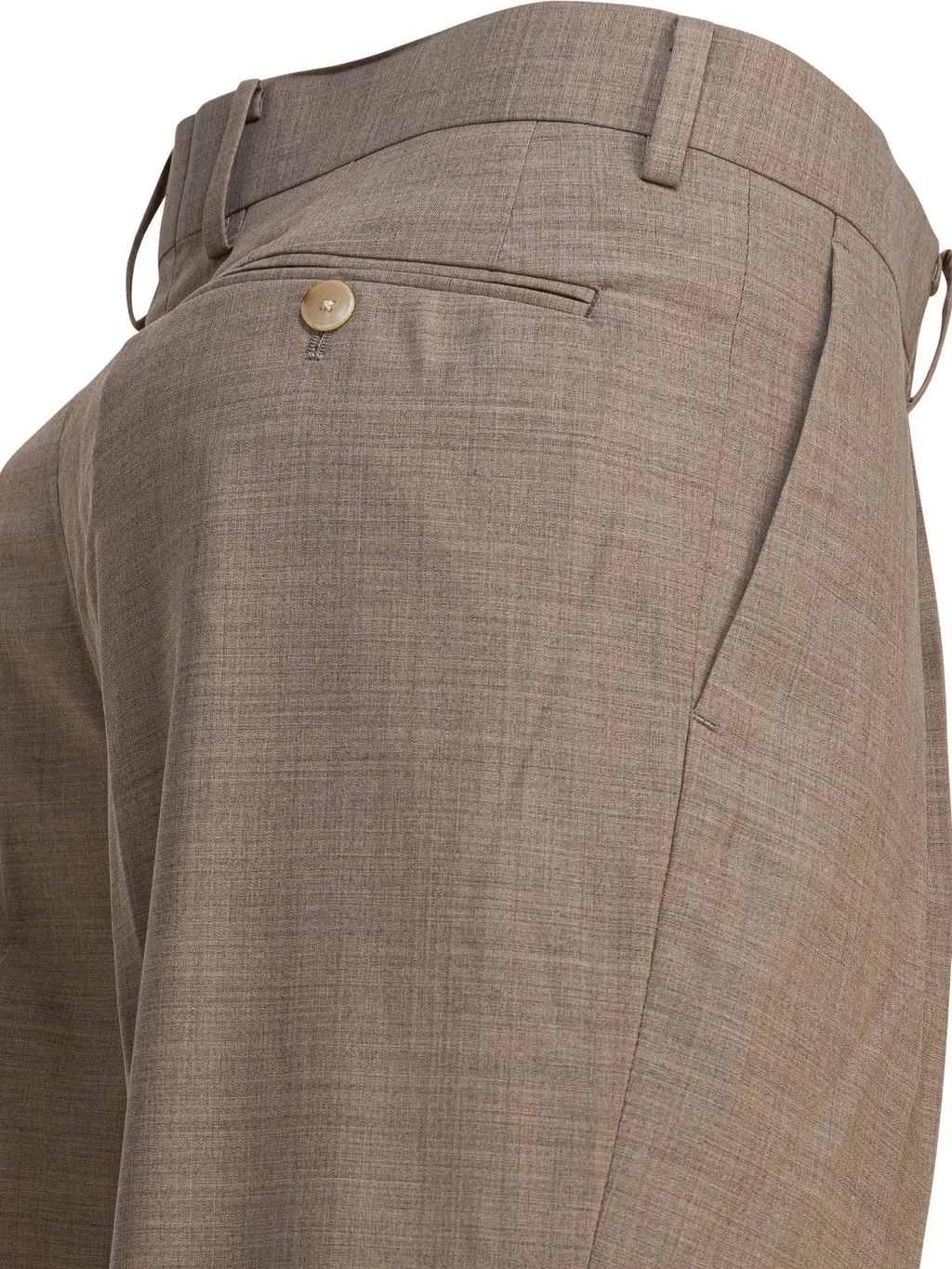 Pleated Wool Pants