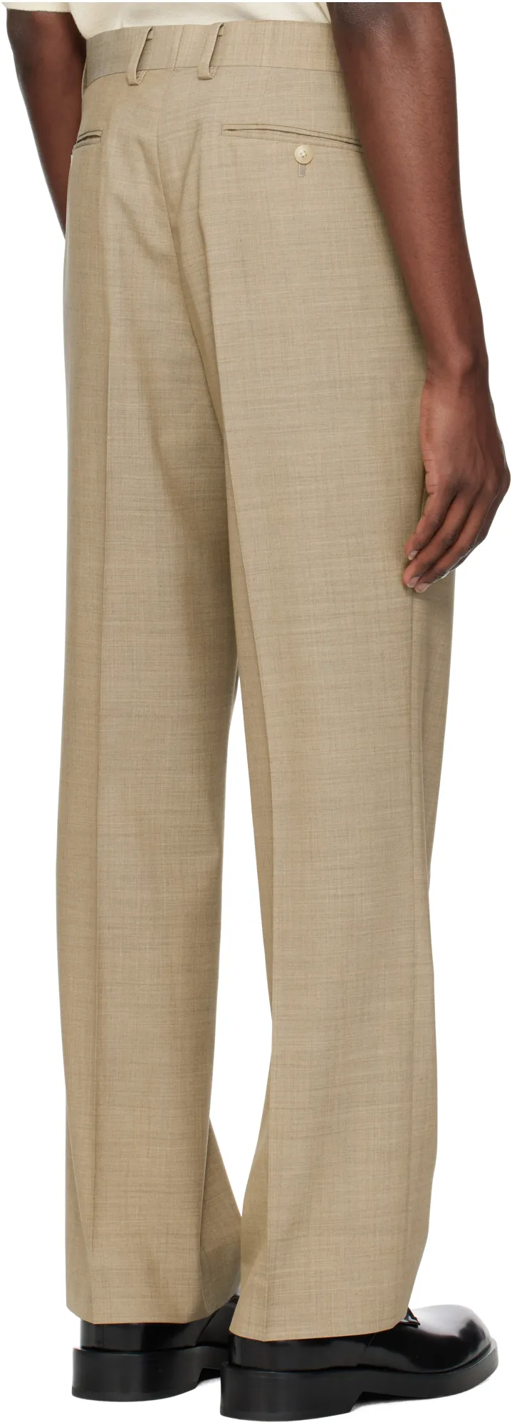 Pleated Wool Pants