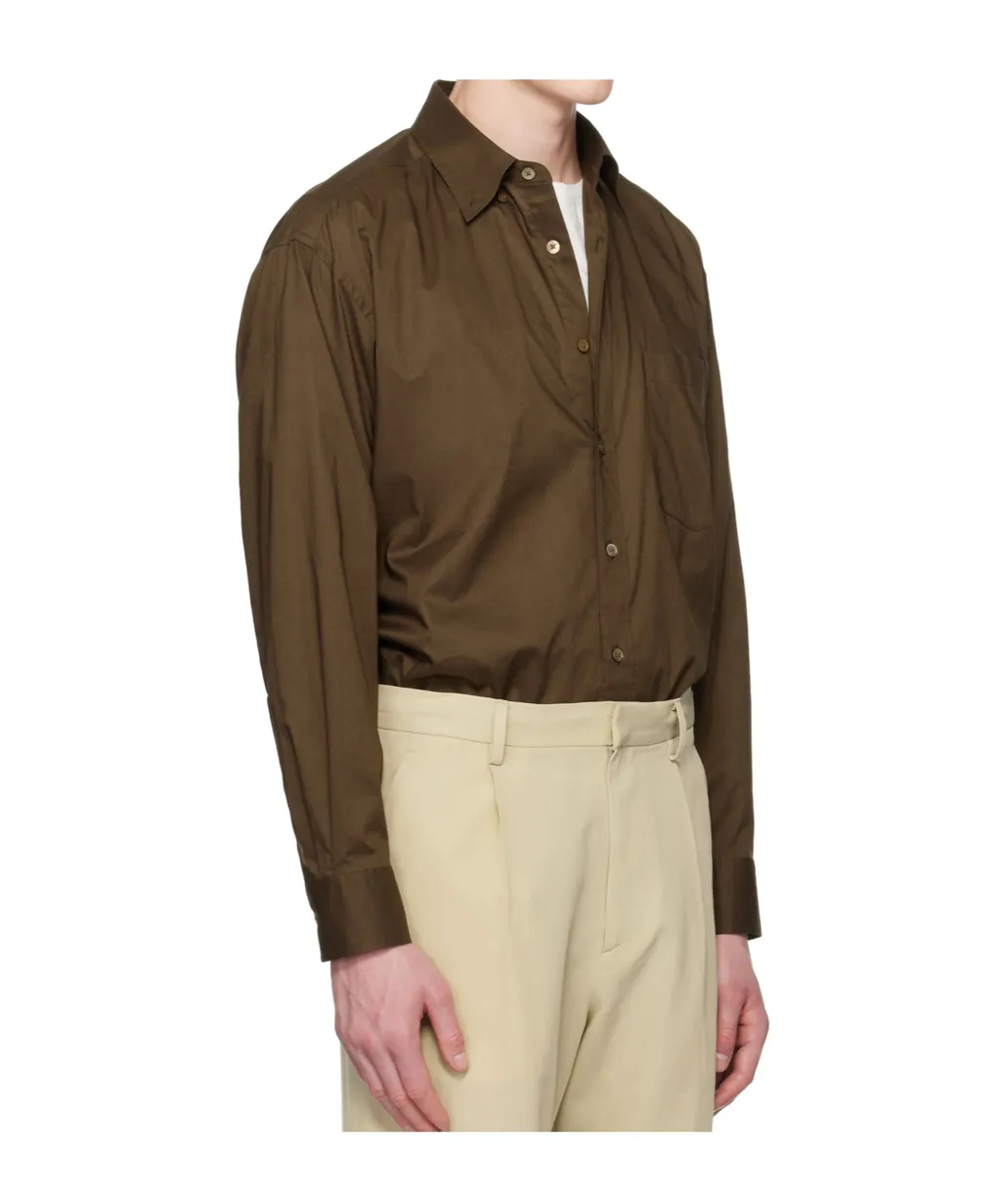 Lapel Long-Sleeved Shirt