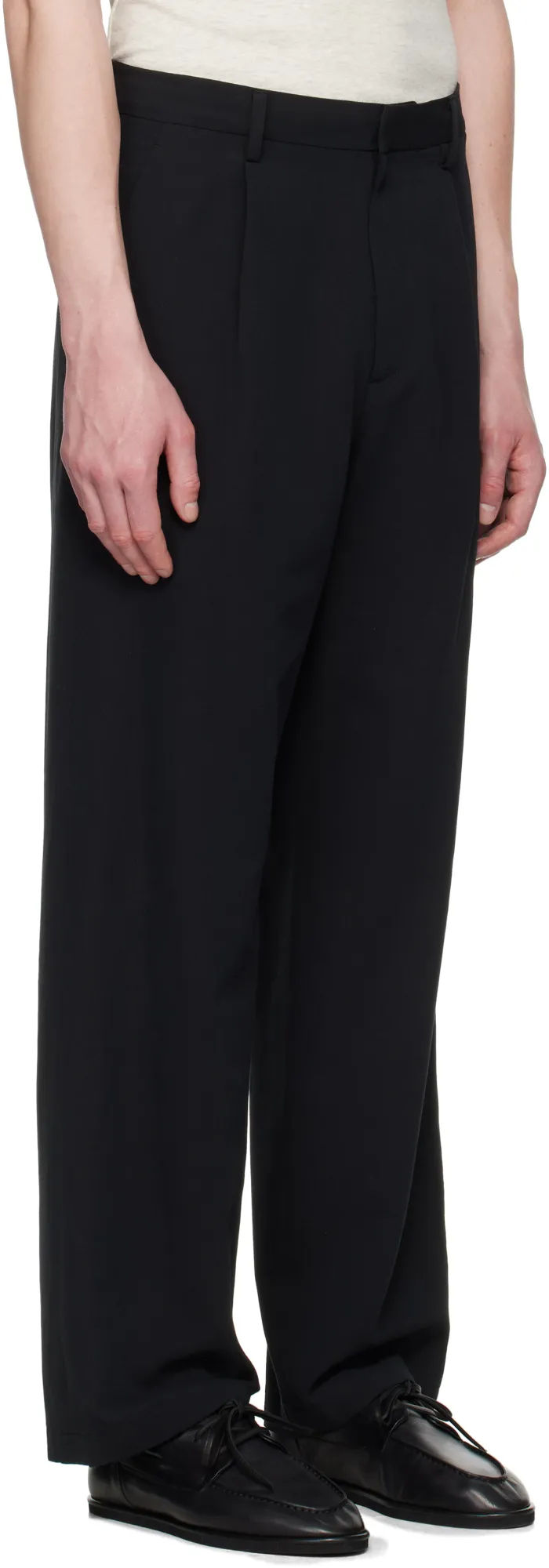 Pleated-Detail Trousers