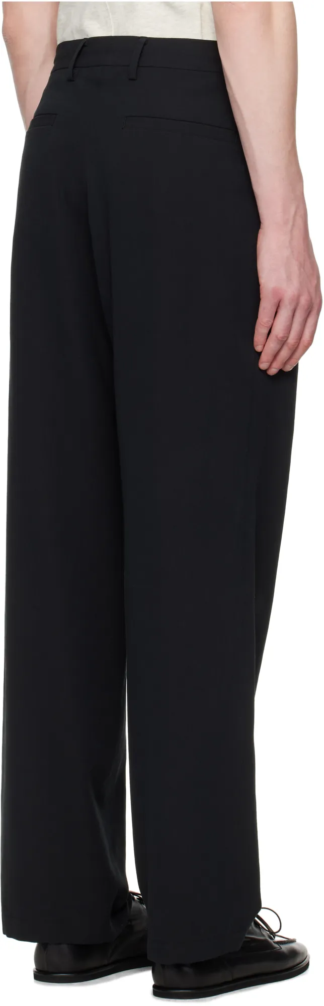 Pleated-Detail Trousers