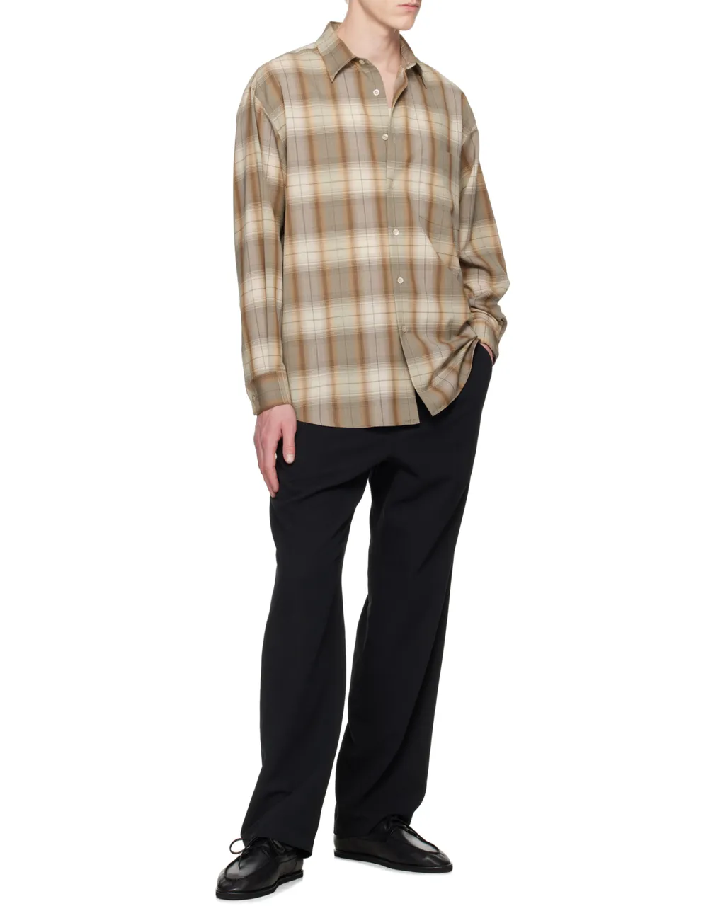 Pleated-Detail Trousers