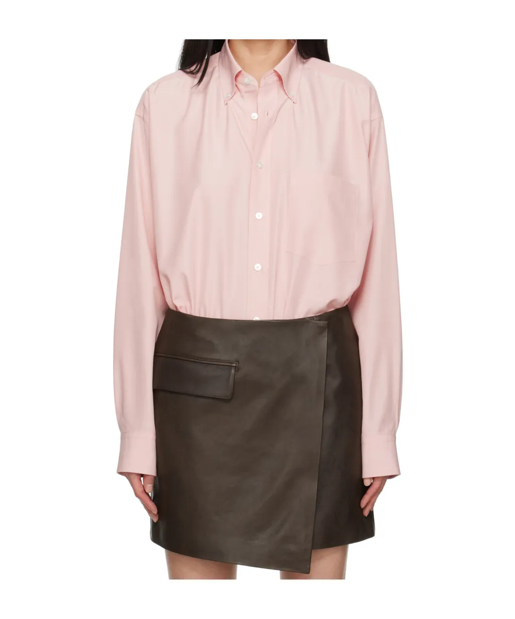 Silk Button-Down Shirt