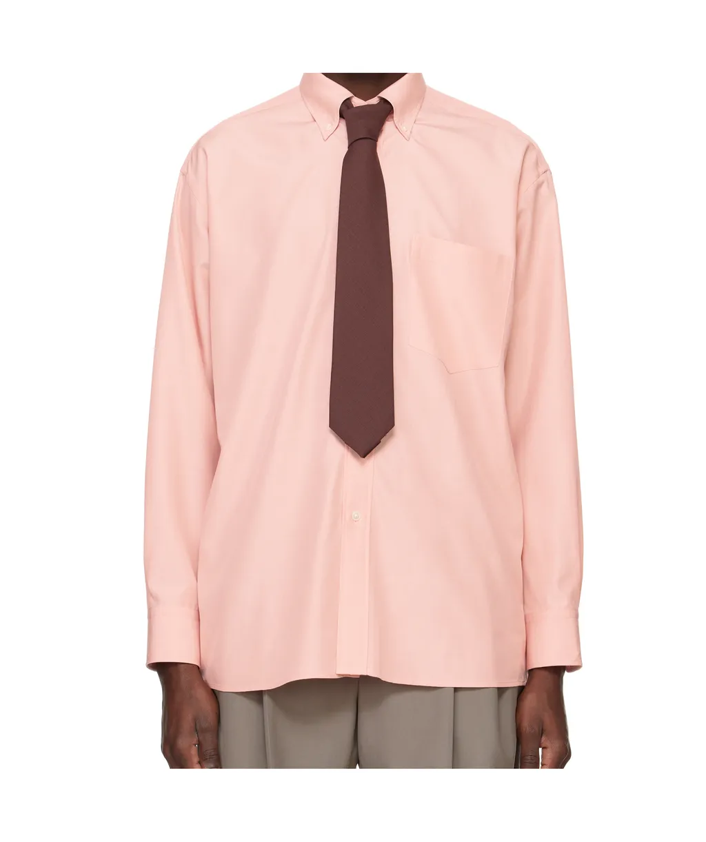 Silk Button-Down Shirt