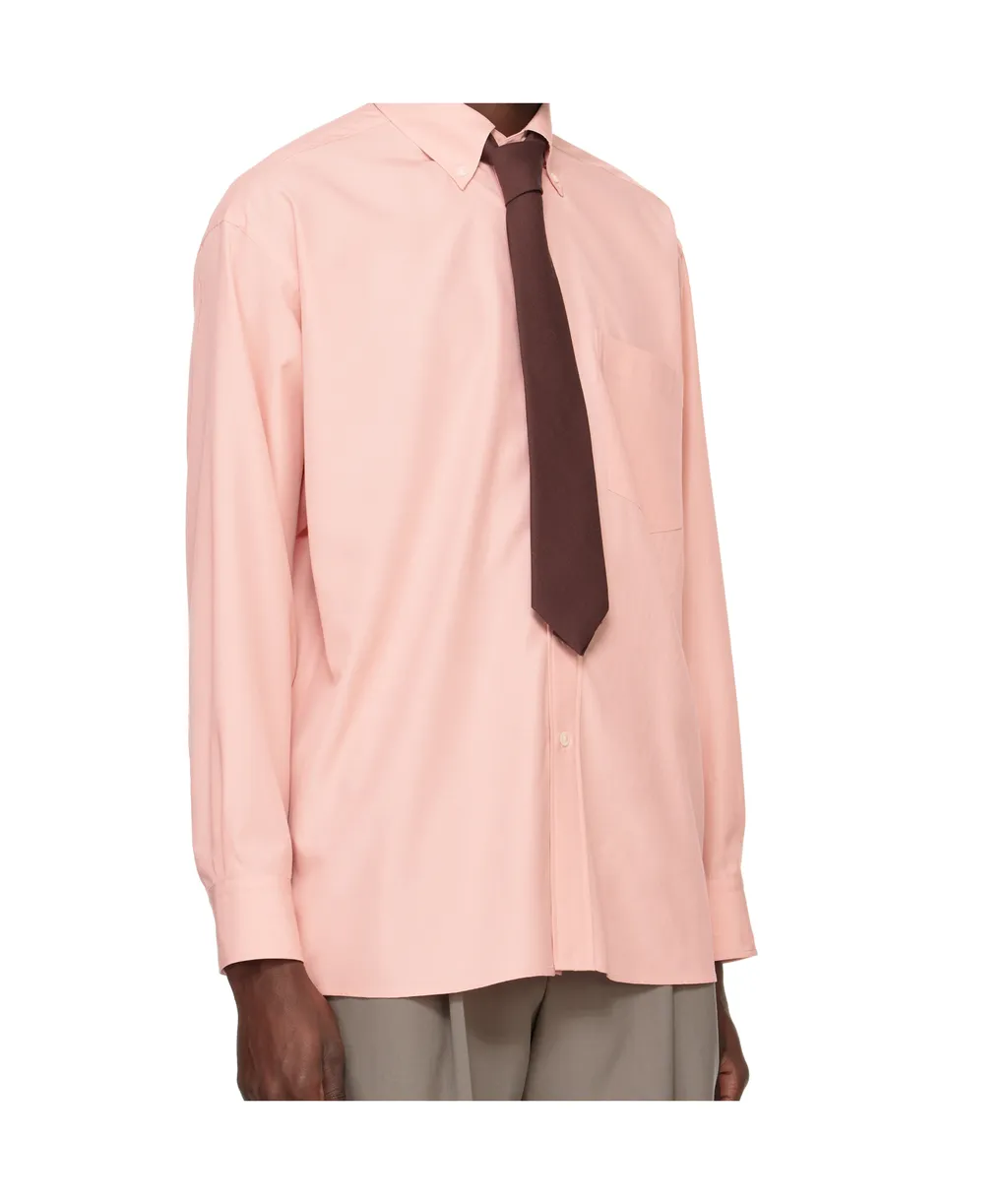 Silk Button-Down Shirt