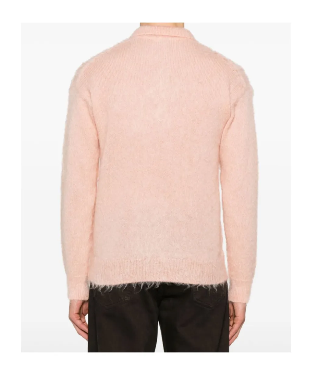 Brushed Knit Polo Shirt
