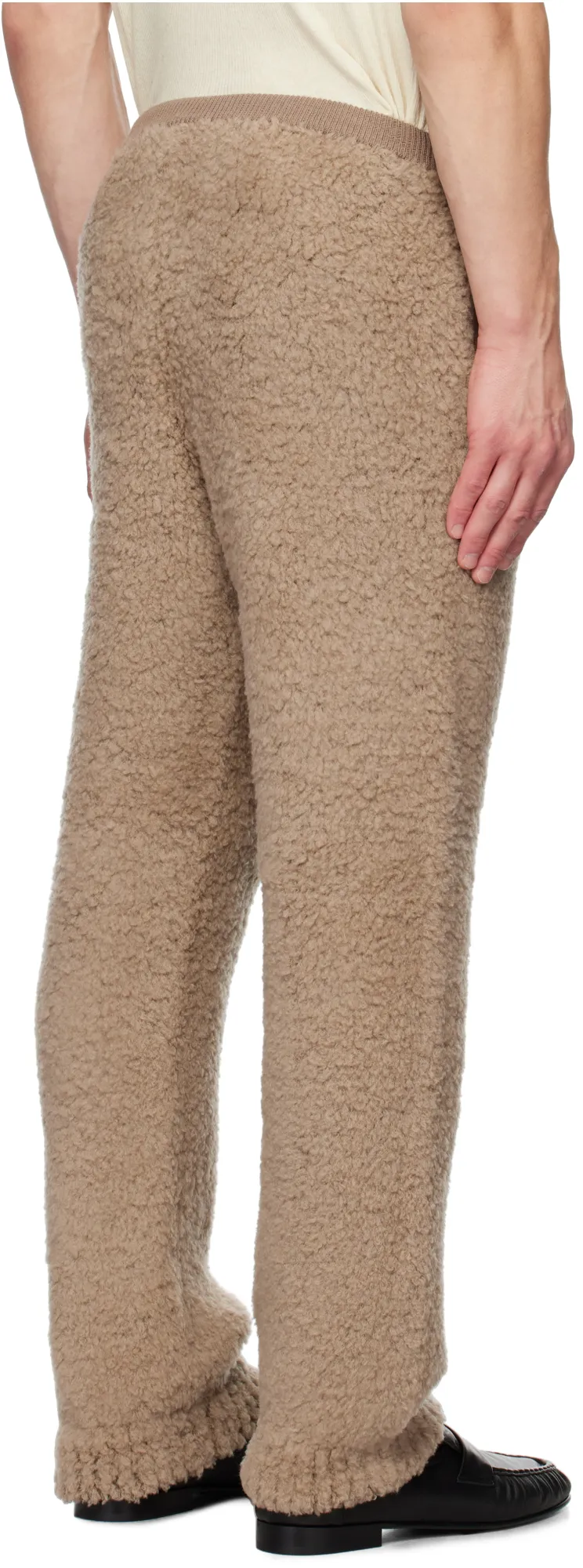 Merino Wool Boa Knit Sweatpants