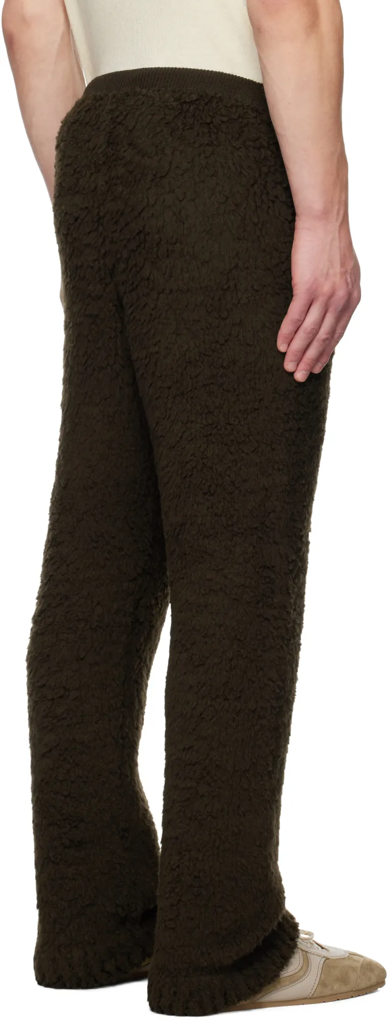 Merino Wool Boa Knit Sweatpants
