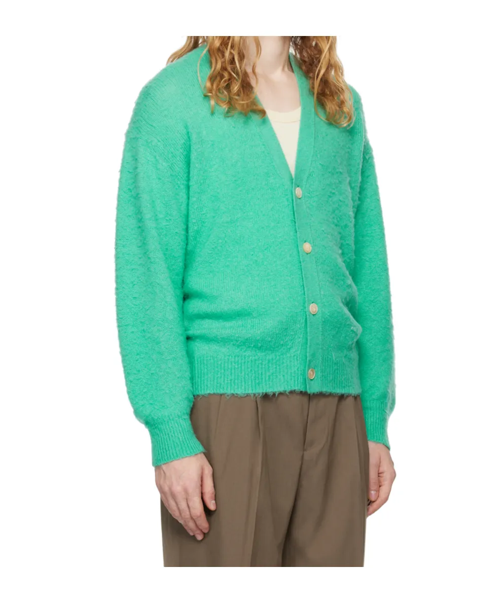 Long-Sleeved Knitted Cardigan