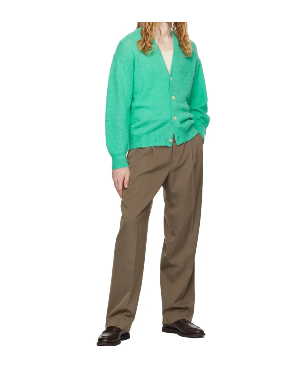 Long-Sleeved Knitted Cardigan