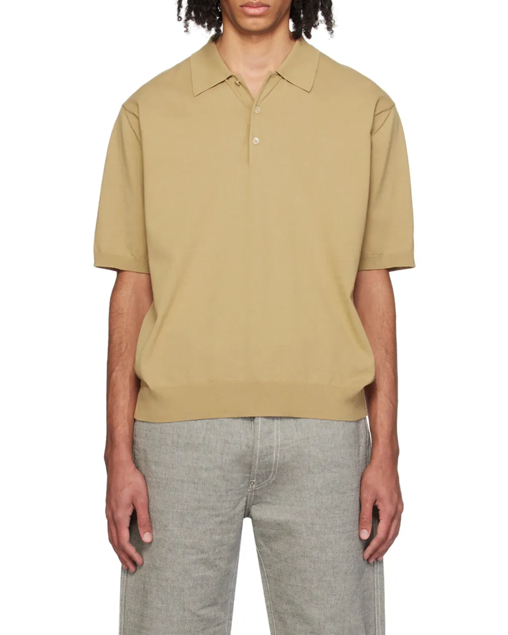 Short-Sleeve Cotton Polo Shirt