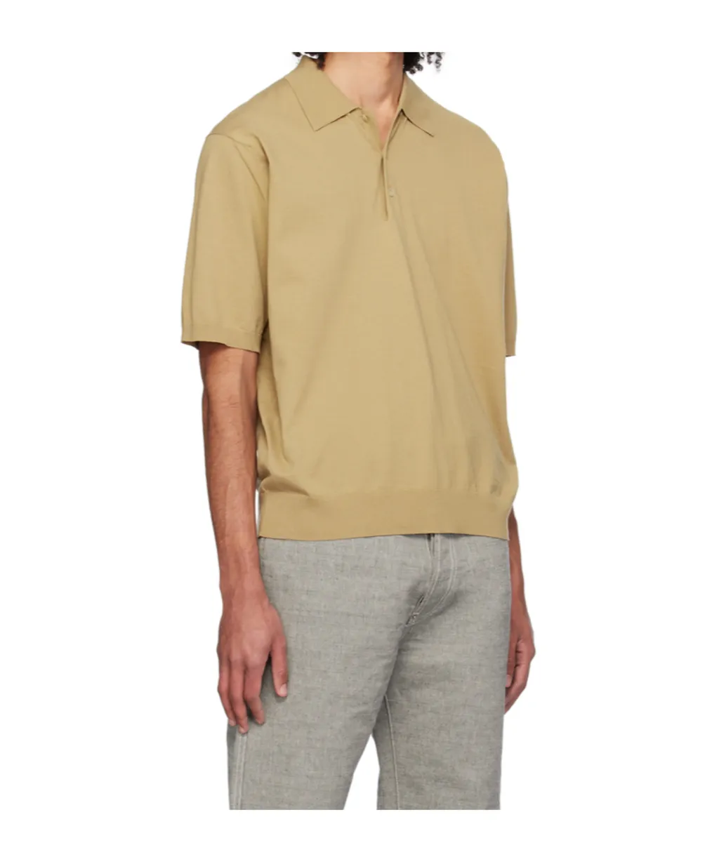 Short-Sleeve Cotton Polo Shirt