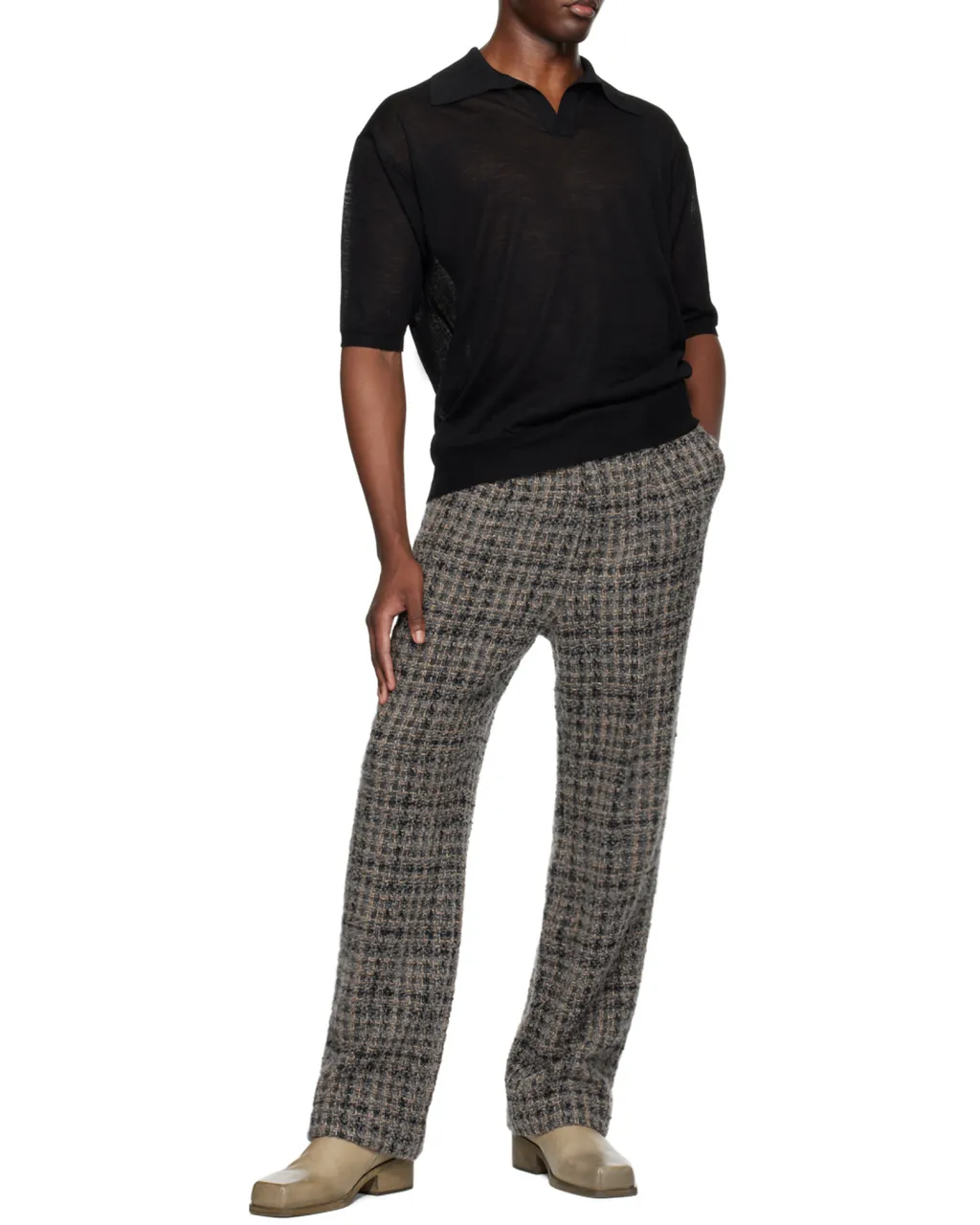 Wool-Blend Polo Shirt