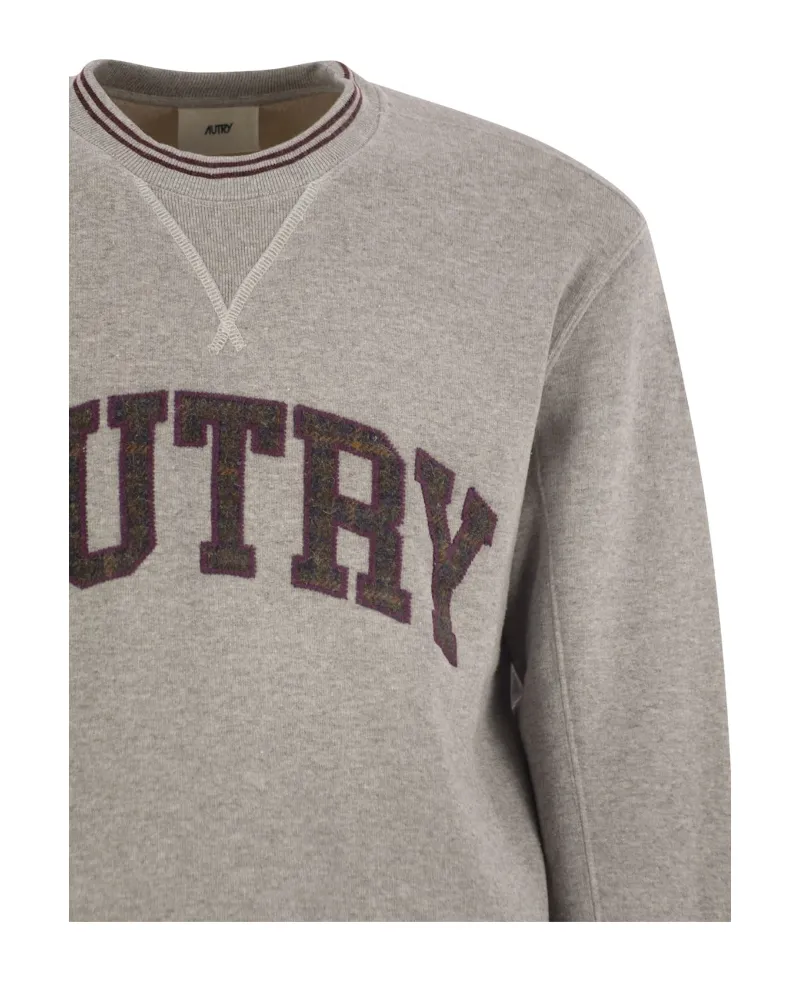 Logo-Embroidered Crew-Neck Sweatshirt