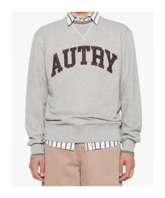 Logo-Embroidered Crew-Neck Sweatshirt