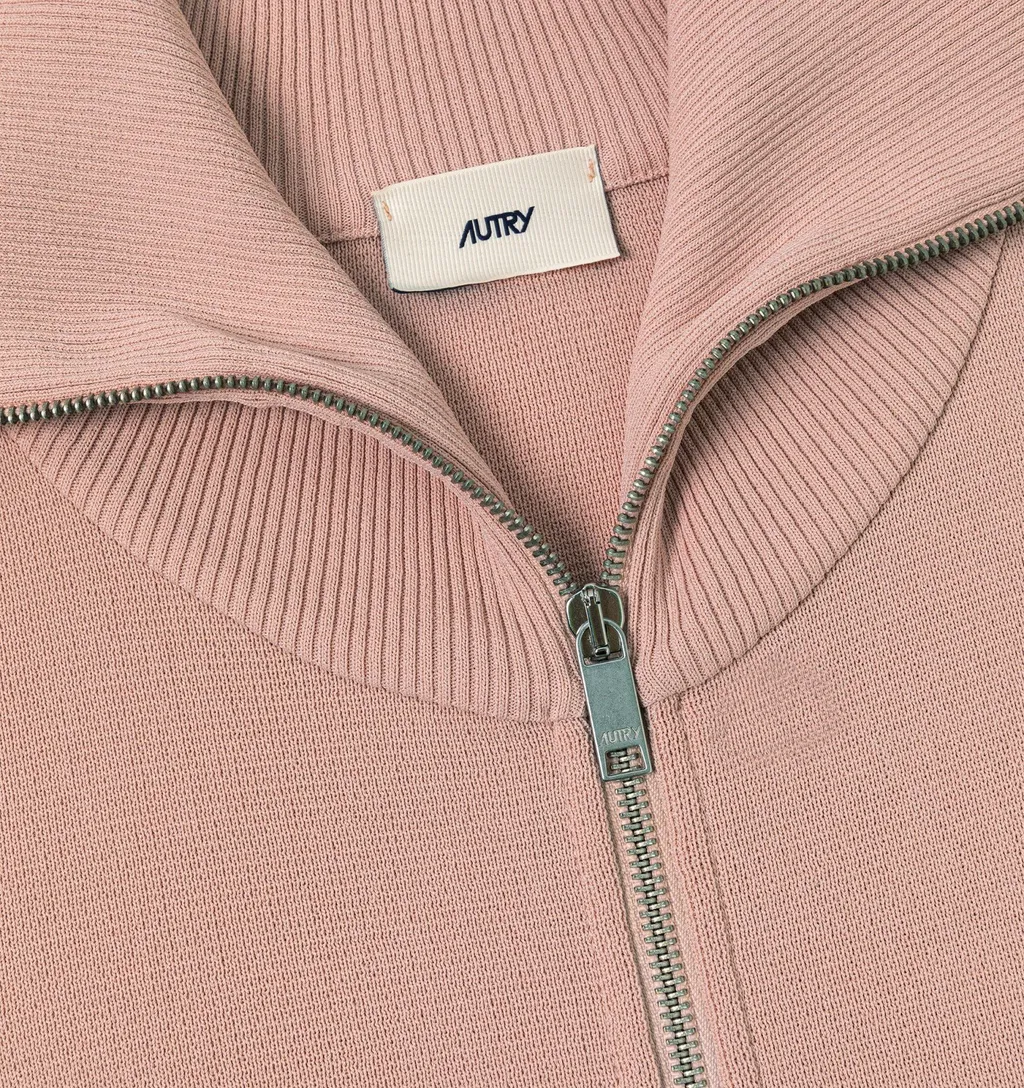 Stripe-Detail Zip-Fastening Jacket