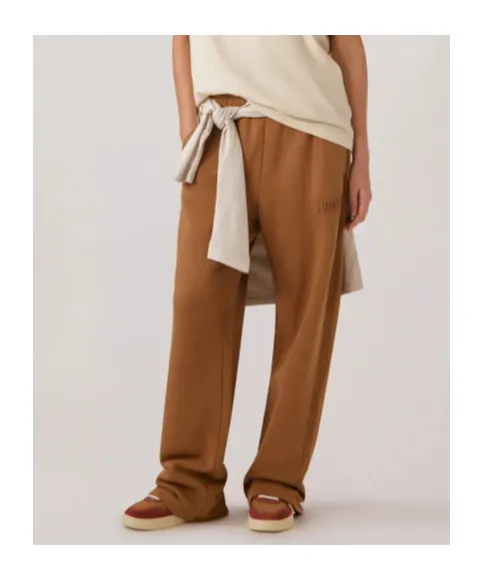 Embroidered Drawstring Pants