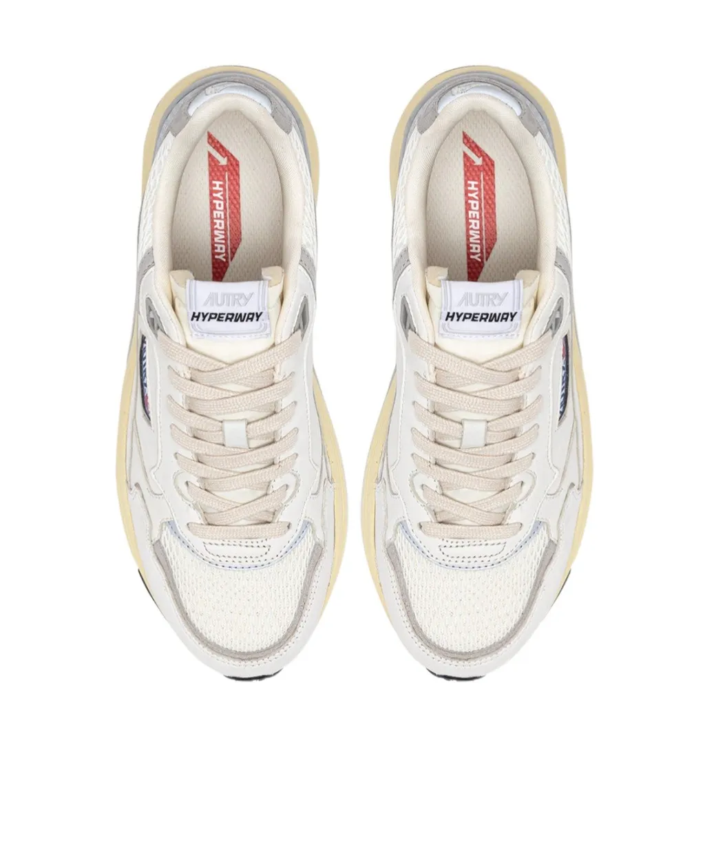 Leather Panel Sneakers