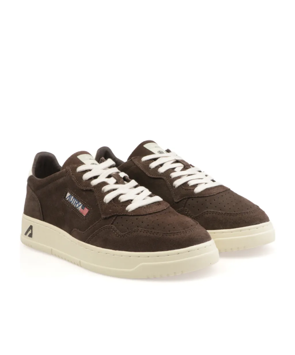 Logo Embossed Lace-Up Sneakers
