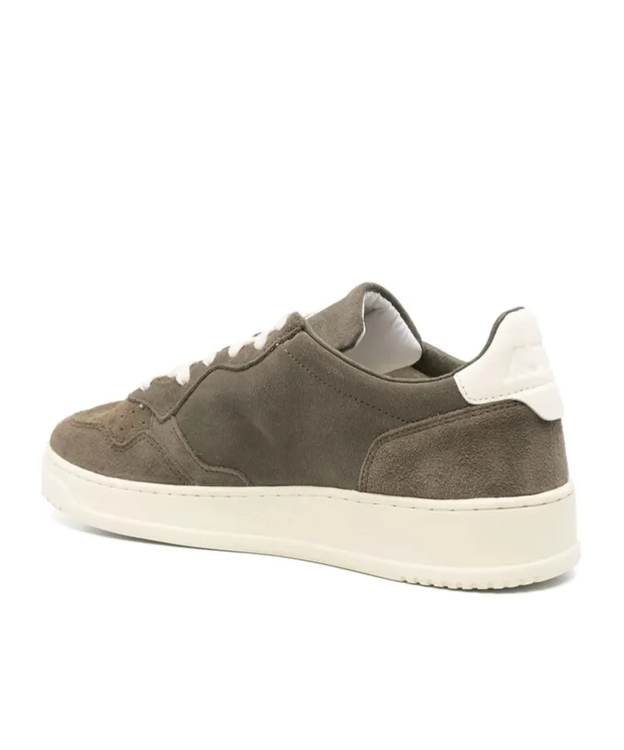 Logo Embossed Lace-Up Sneakers