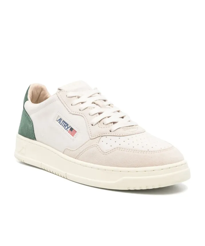 Logo Embossed Lace-Up Sneakers