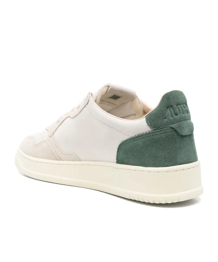 Logo Embossed Lace-Up Sneakers