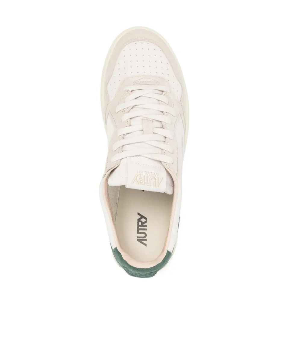 Logo Embossed Lace-Up Sneakers