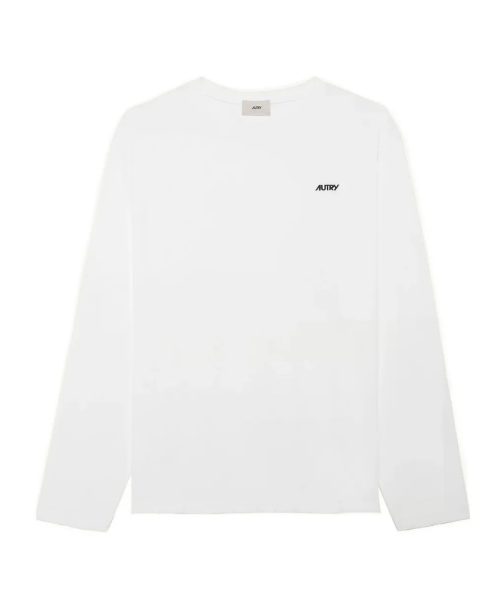 Long Sleeved Logo Embroidered T-Shirt