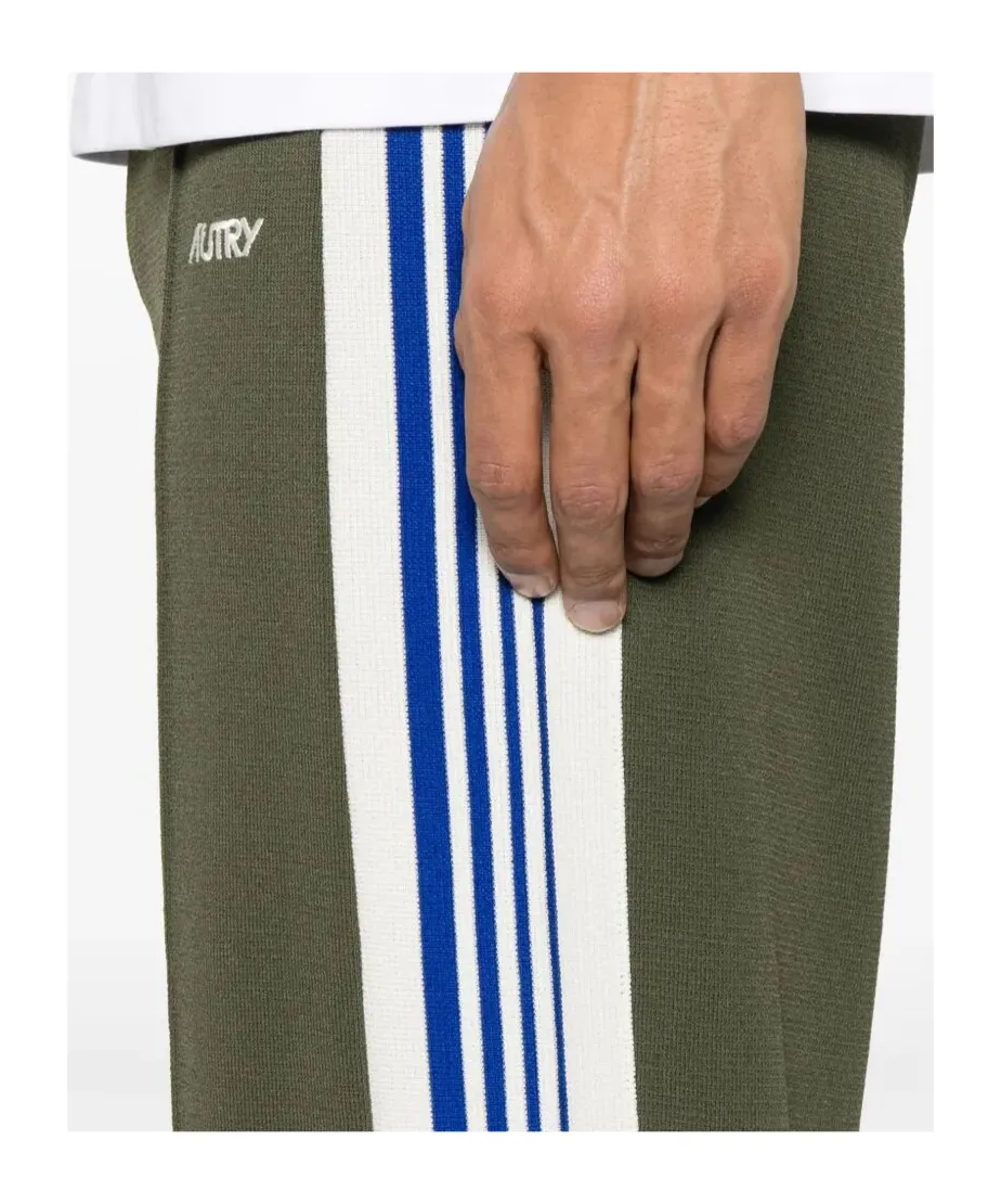 Side-Striped Knitted Track Pants