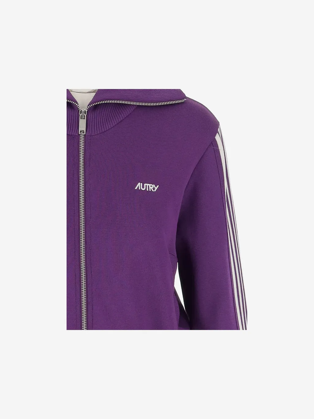 Knitted Tennis Zip Jacket